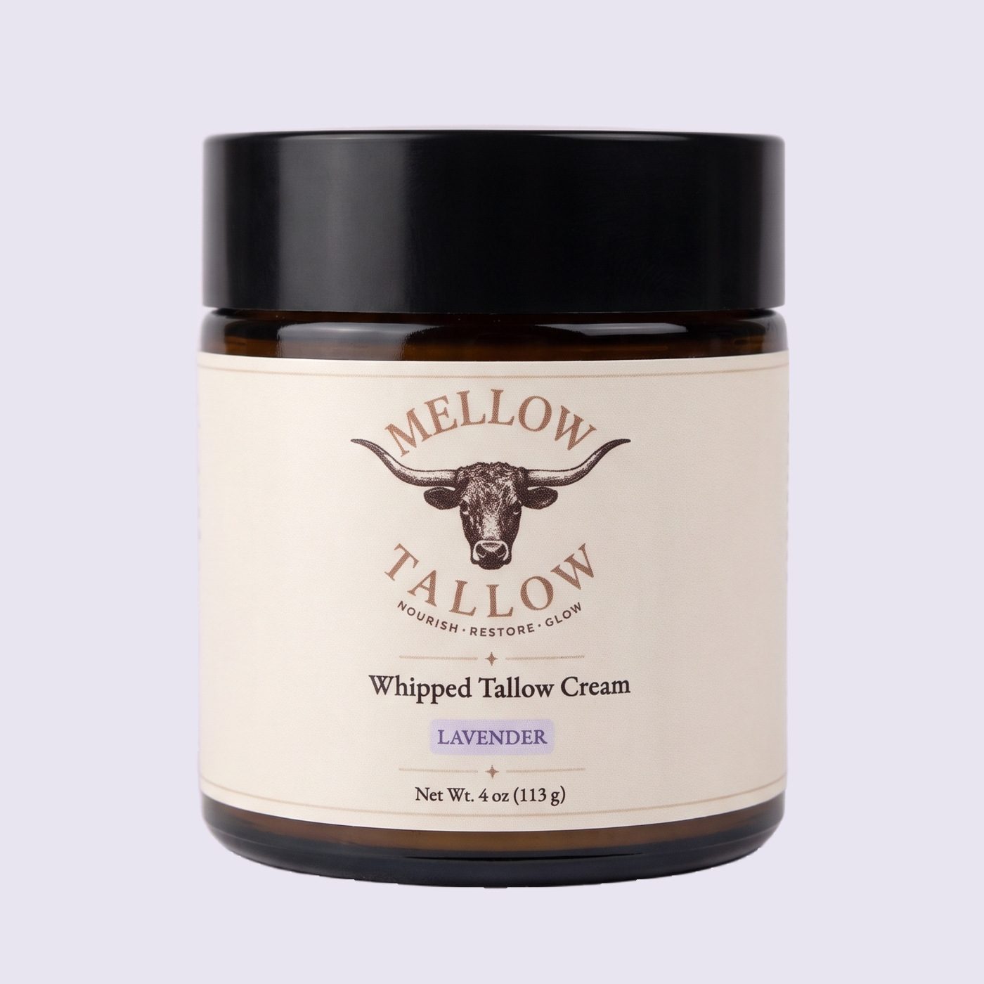 Mellow Tallow Whipped Tallow Cream in lavender